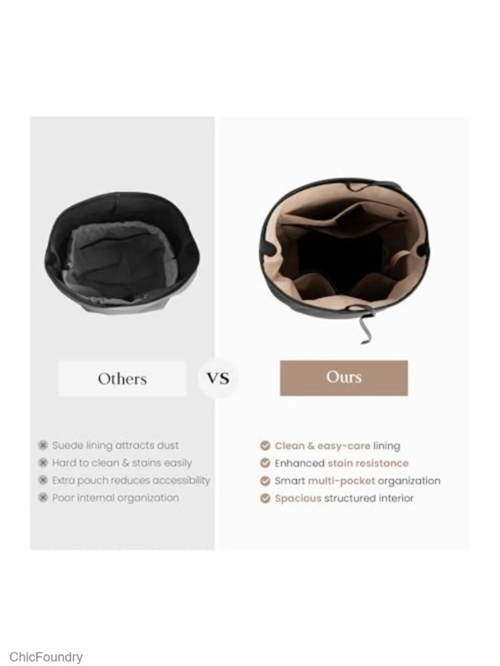 Genuine Leather Bucket Bag, Pebbled Texture, Shoulder Bag